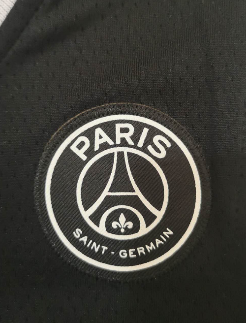 Michael Jordan X Paris Saint-Germain   23  Black Basketball Jersey